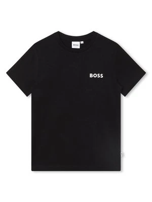 T-shirt z nadrukiem BOSS Kidswear