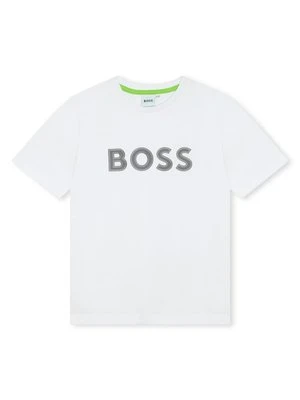 T-shirt z nadrukiem BOSS Kidswear