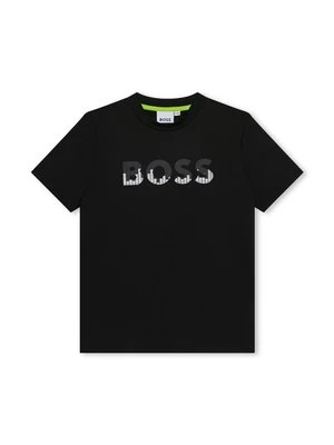 T-shirt z nadrukiem BOSS Kidswear