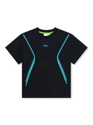 T-shirt z nadrukiem BOSS Kidswear