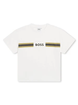 T-shirt z nadrukiem BOSS Kidswear