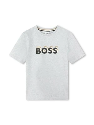 T-shirt z nadrukiem BOSS Kidswear