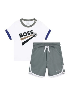 T-shirt z nadrukiem BOSS Kidswear