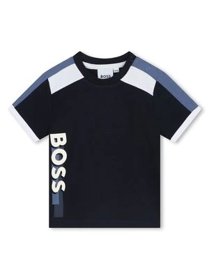 T-shirt z nadrukiem BOSS Kidswear