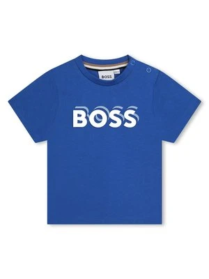 T-shirt z nadrukiem BOSS Kidswear