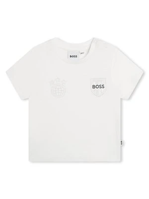 T-shirt z nadrukiem BOSS Kidswear