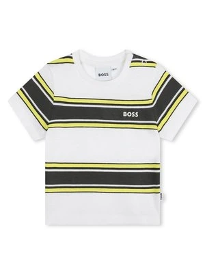 T-shirt z nadrukiem BOSS Kidswear