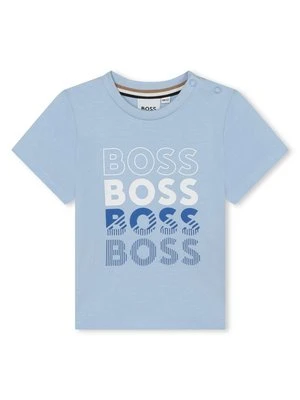 T-shirt z nadrukiem BOSS Kidswear