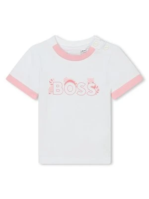 T-shirt z nadrukiem BOSS Kidswear