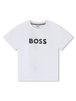 T-shirt z nadrukiem BOSS Kidswear