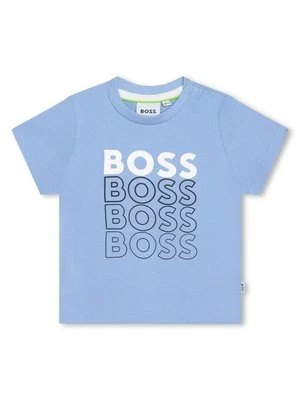 T-shirt z nadrukiem BOSS Kidswear