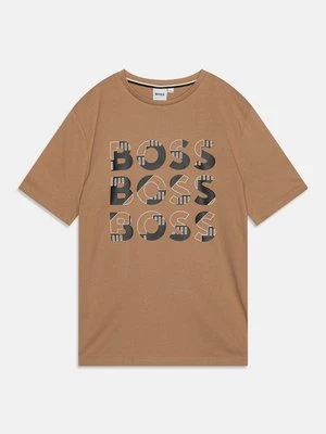 T-shirt z nadrukiem BOSS Kidswear