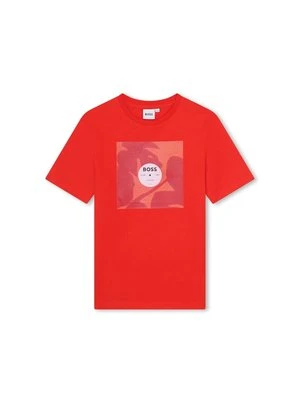 T-shirt z nadrukiem BOSS Kidswear