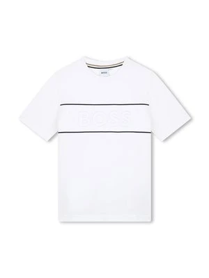 T-shirt z nadrukiem BOSS Kidswear