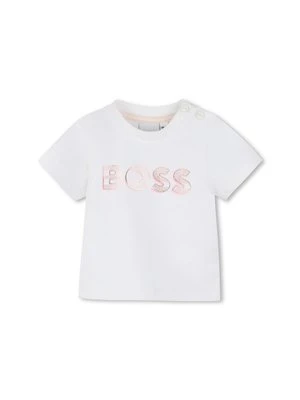 T-shirt z nadrukiem BOSS Kidswear
