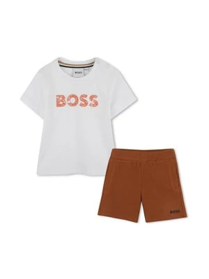 T-shirt z nadrukiem BOSS Kidswear