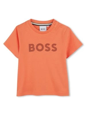 T-shirt z nadrukiem BOSS Kidswear