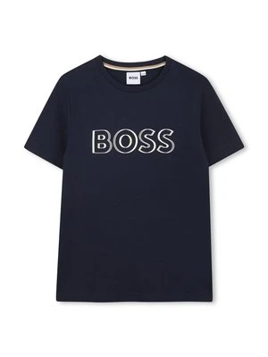 T-shirt z nadrukiem BOSS Kidswear