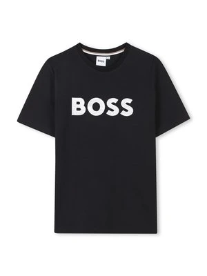 T-shirt z nadrukiem BOSS Kidswear