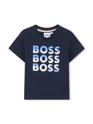 T-shirt z nadrukiem BOSS Kidswear
