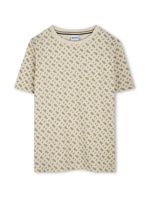 T-shirt z nadrukiem BOSS Kidswear