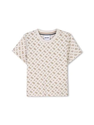 T-shirt z nadrukiem BOSS Kidswear
