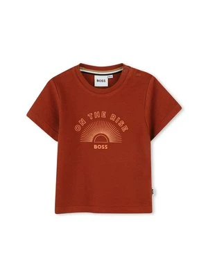 T-shirt z nadrukiem BOSS Kidswear