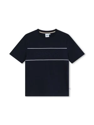 T-shirt z nadrukiem BOSS Kidswear