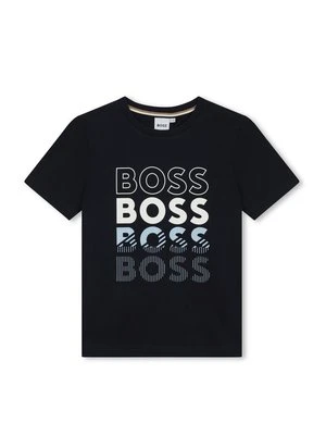 T-shirt z nadrukiem BOSS Kidswear