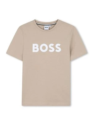 T-shirt z nadrukiem BOSS Kidswear