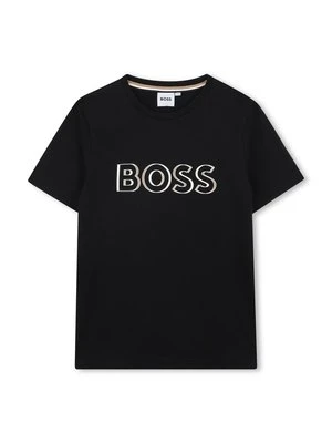 T-shirt z nadrukiem BOSS Kidswear