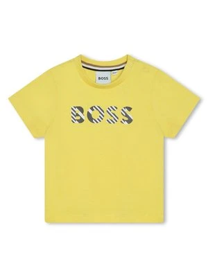 T-shirt z nadrukiem BOSS Kidswear