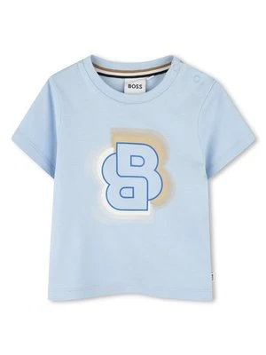 T-shirt z nadrukiem BOSS Kidswear