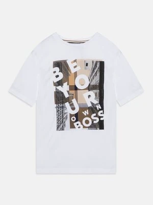 T-shirt z nadrukiem BOSS Kidswear