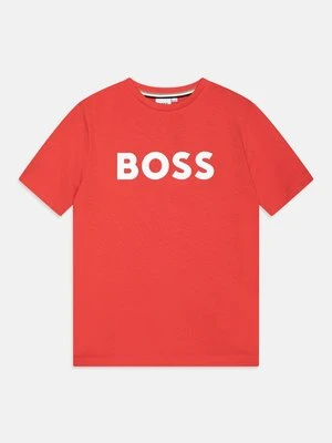 T-shirt z nadrukiem BOSS Kidswear
