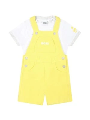 T-shirt z nadrukiem BOSS Kidswear