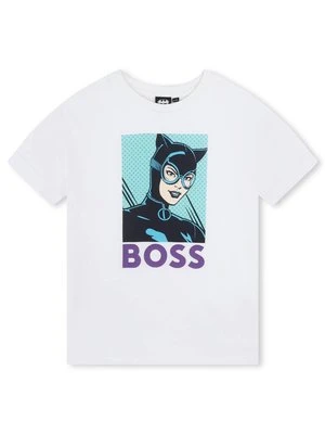 T-shirt z nadrukiem BOSS Kidswear