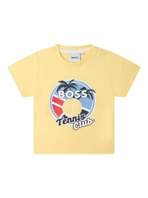 T-shirt z nadrukiem BOSS Kidswear