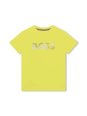 T-shirt z nadrukiem BOSS Kidswear
