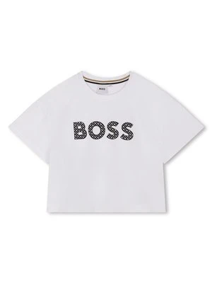 T-shirt z nadrukiem BOSS Kidswear