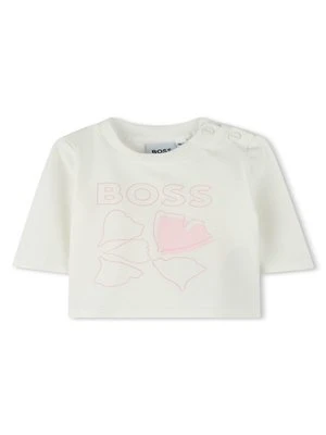 T-shirt z nadrukiem BOSS Kidswear