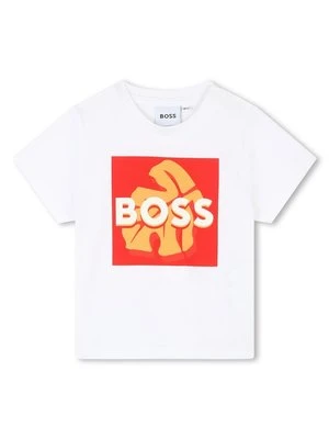 T-shirt z nadrukiem BOSS Kidswear