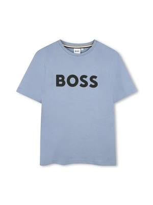 T-shirt z nadrukiem BOSS Kidswear