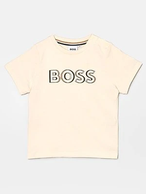 T-shirt z nadrukiem BOSS Kidswear