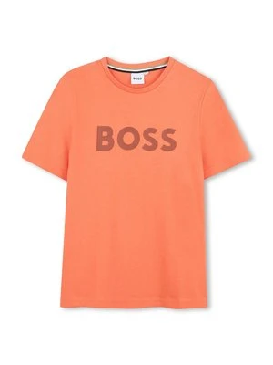 T-shirt z nadrukiem BOSS Kidswear