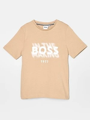 T-shirt z nadrukiem BOSS Kidswear