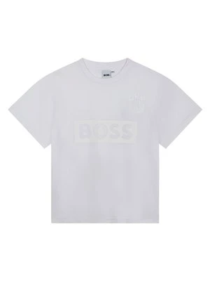 T-shirt z nadrukiem BOSS Kidswear