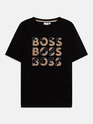 T-shirt z nadrukiem BOSS Kidswear