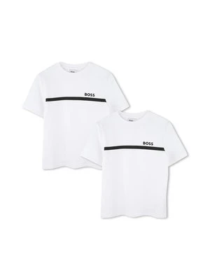 T-shirt z nadrukiem BOSS Kidswear