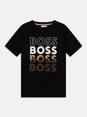 T-shirt z nadrukiem BOSS Kidswear
